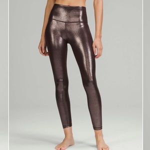 SALE Lululemon Align High Rise Shine Crop Pants, NWT, Size 14